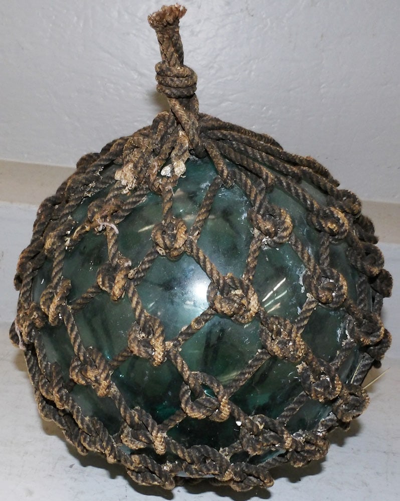 Antique Hand Blown Glass Float (1 of 5)