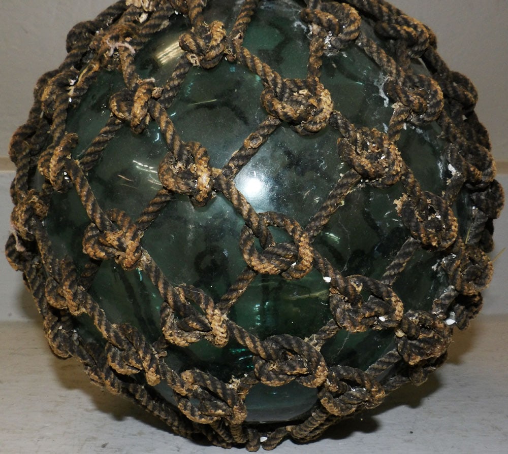 Antique Hand Blown Glass Float - 3