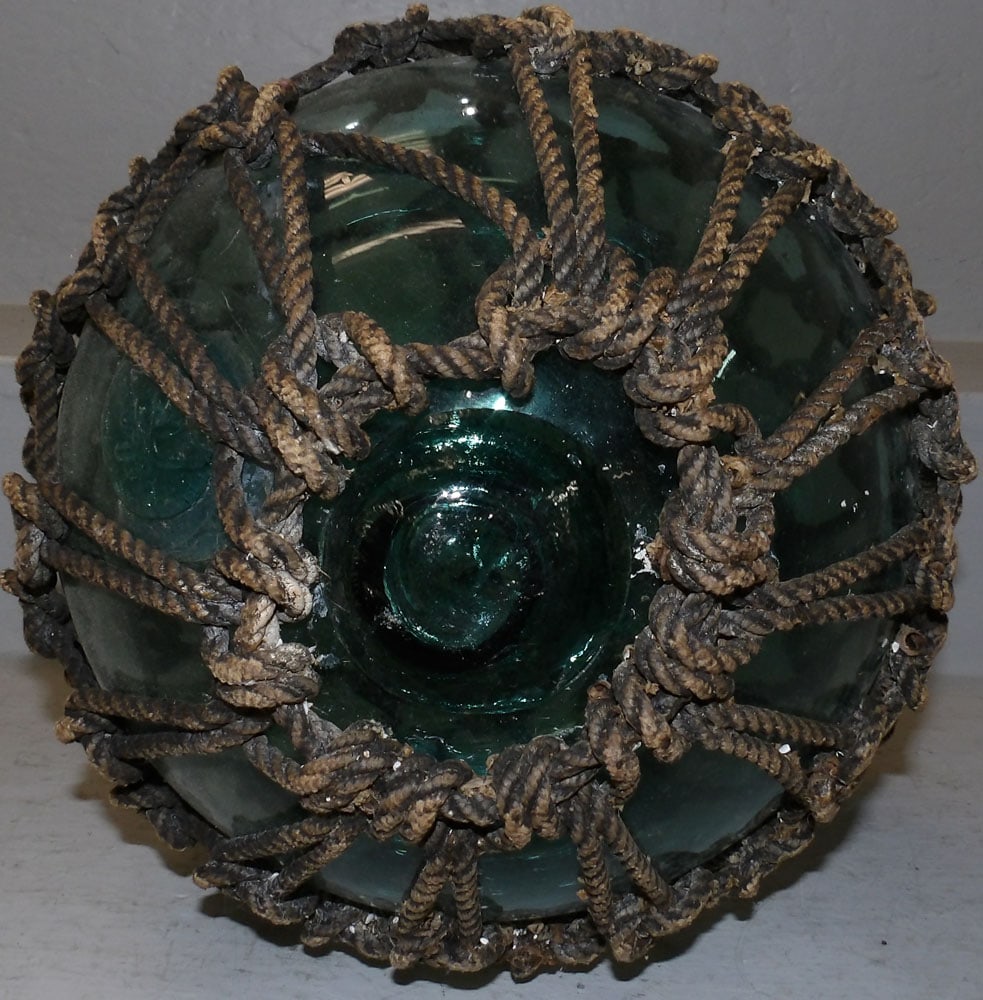 Antique Hand Blown Glass Float - 5