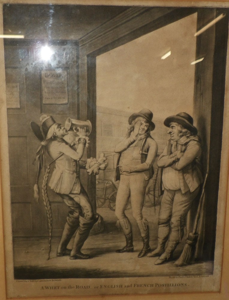 Two Framed Antique Engravings - 3