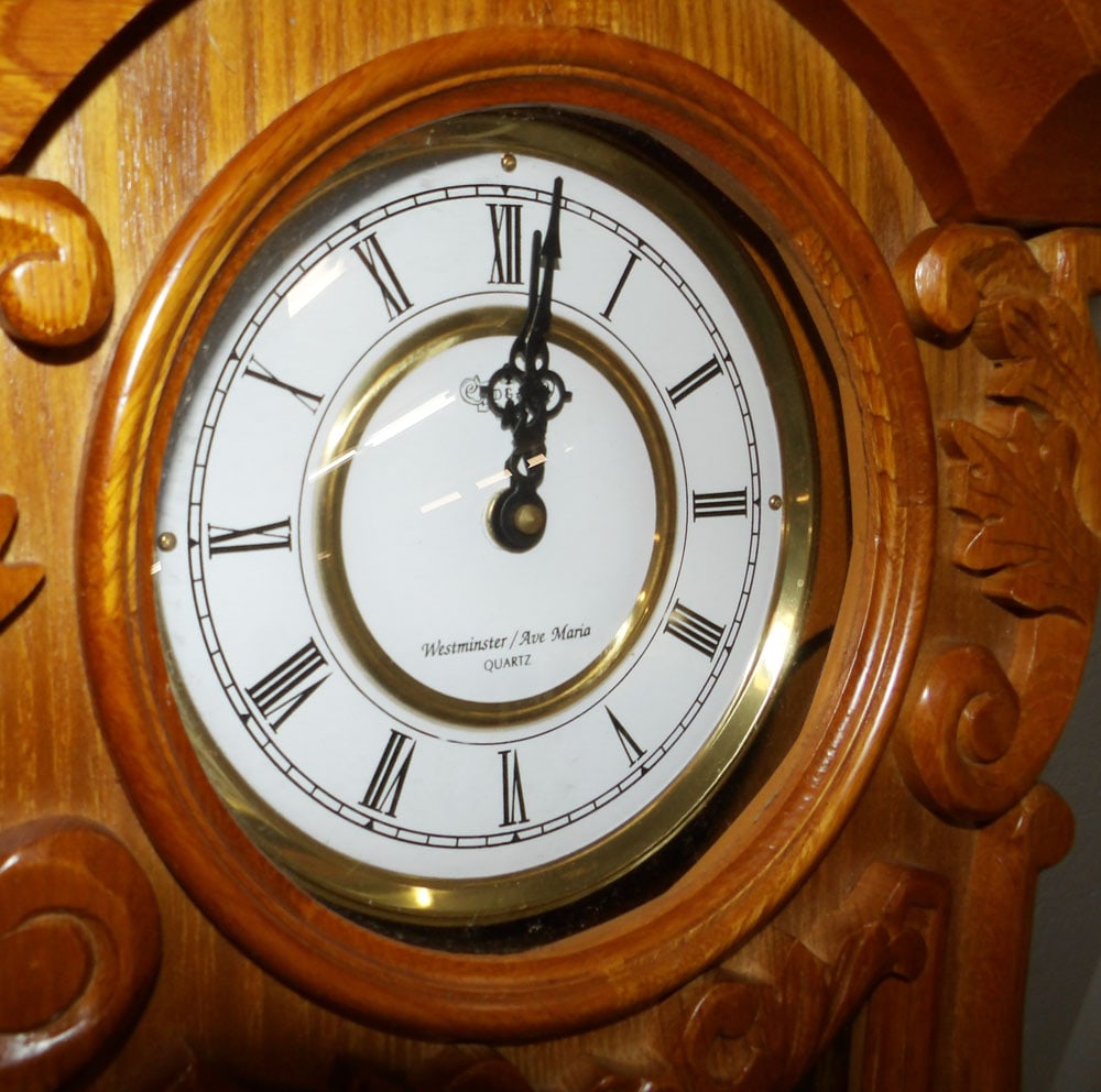 Oak Decorative Wall Clock - 2