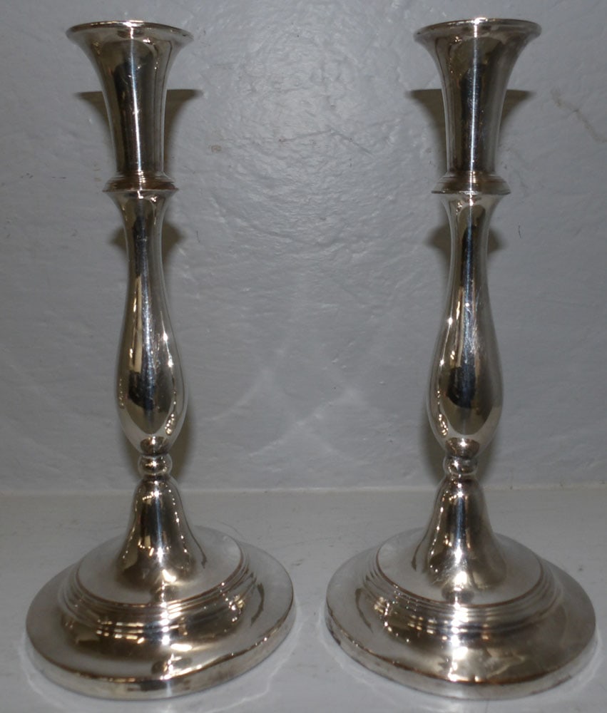 Four Sheffield Candlesticks - 2