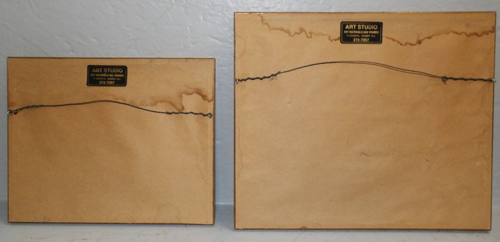 Two Framed Hand Colored Engravings - 4