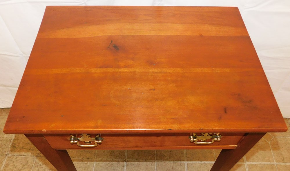 Cherry Bench Made One Drawer Stand - 2