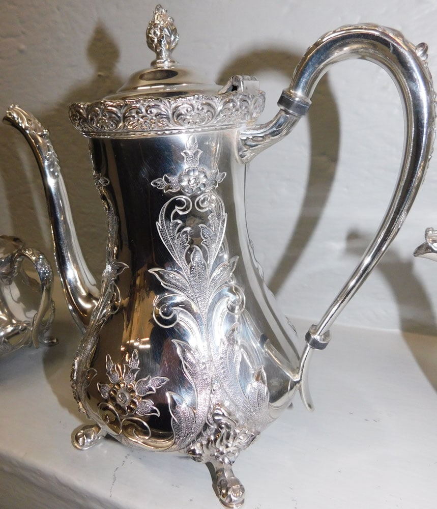 Five Piece Silverplated Tea Service - 6