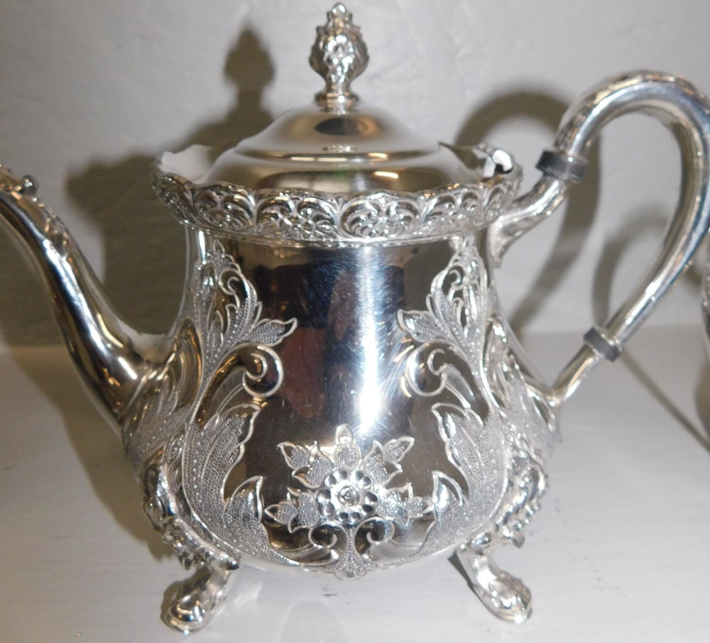 Five Piece Silverplated Tea Service - 7