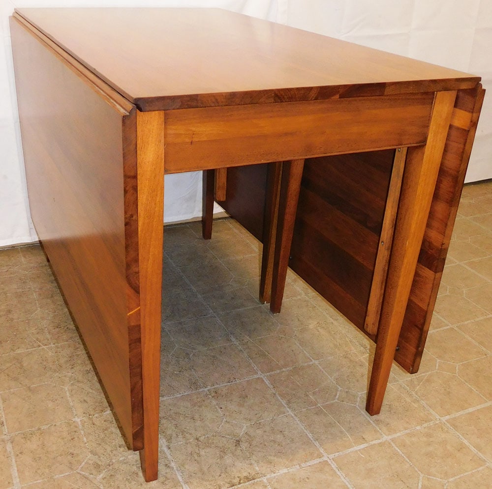 Walnut Drop Leaf Dining Table by Henkel Harris - 2