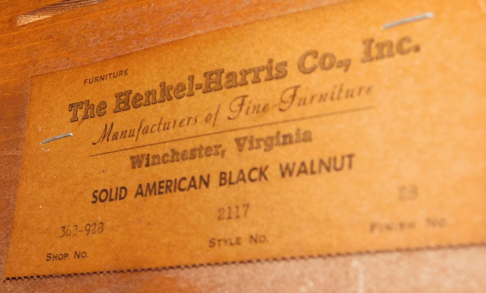 Walnut Drop Leaf Dining Table by Henkel Harris - 5