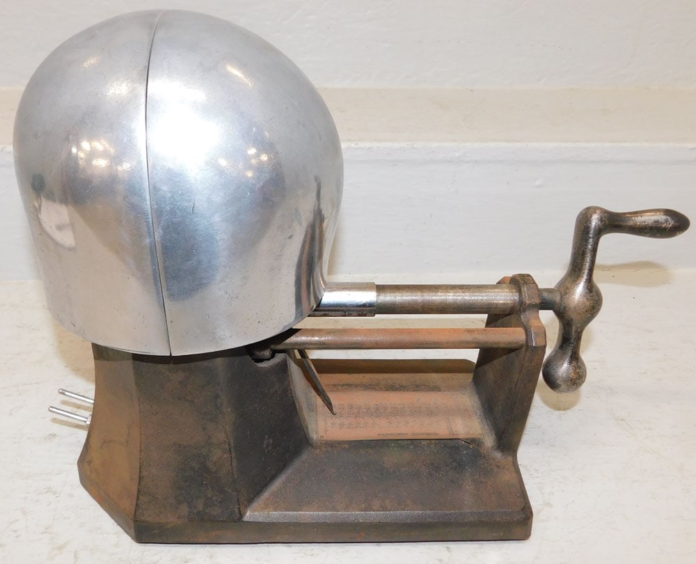 Vintage Aluminum & Cast Iron Electric Millinery Hat Stretcher by Pioneer Display Picture Company, NY (1 of 6)