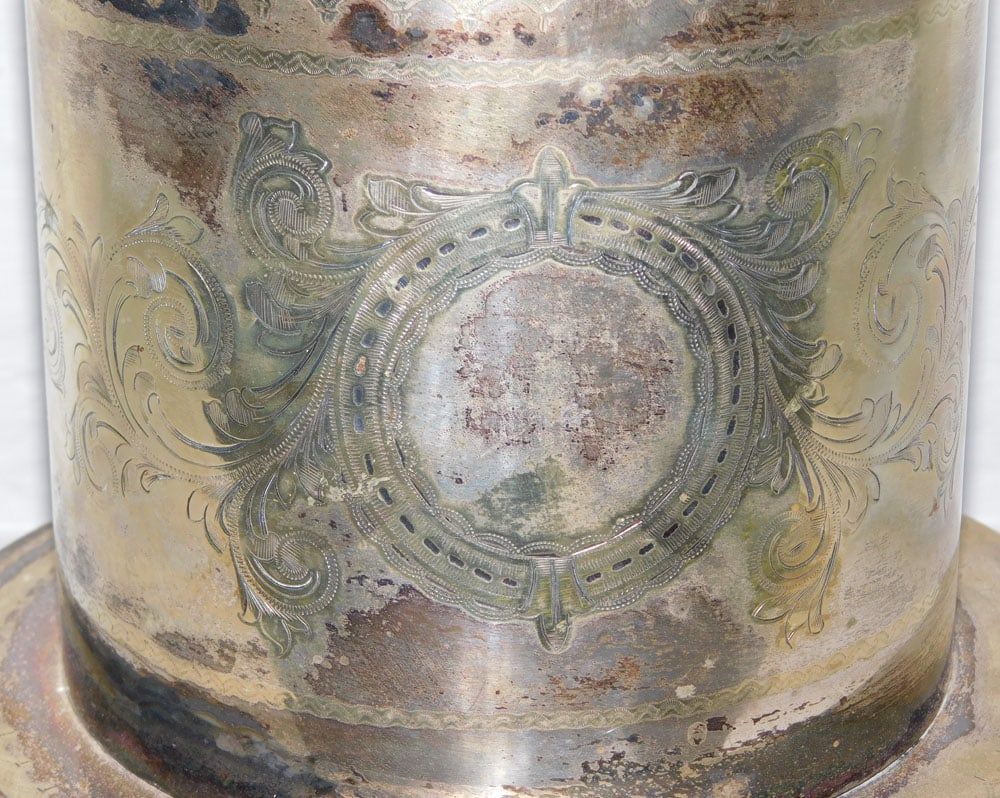 Silverplated Biscuit Jar - 3