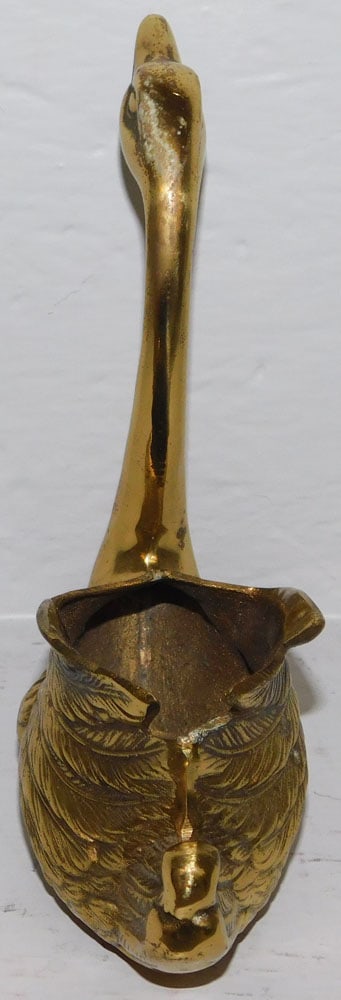 Brass Swan Planter - 4