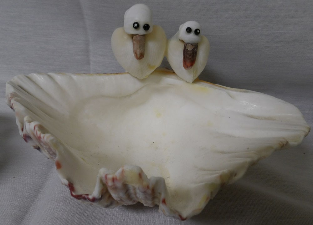 Lot Seashell Decorative Items - 3