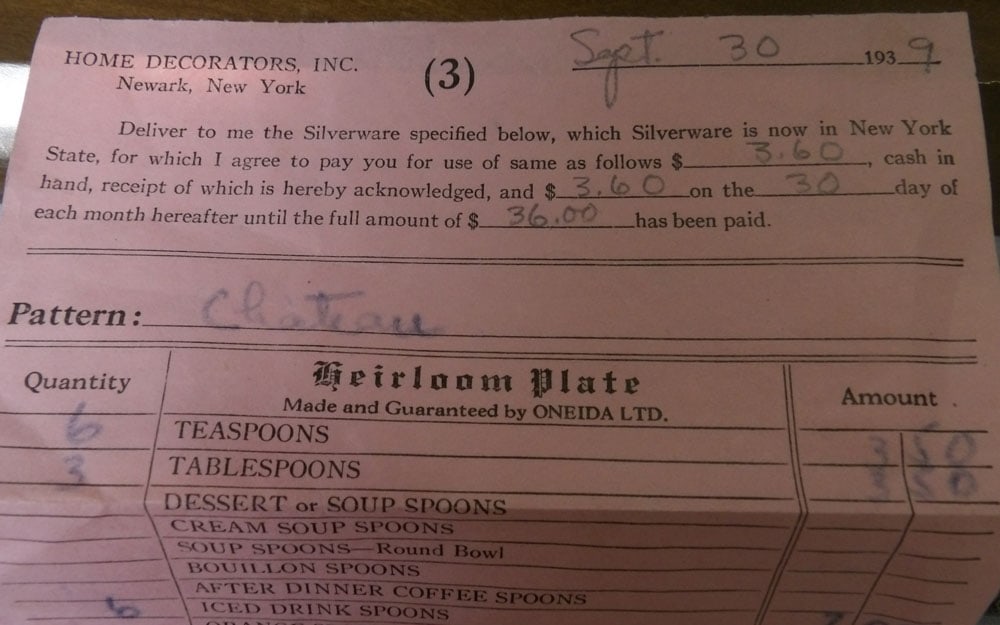 Lot Silver Plate Flatware In Walnut Box - 7