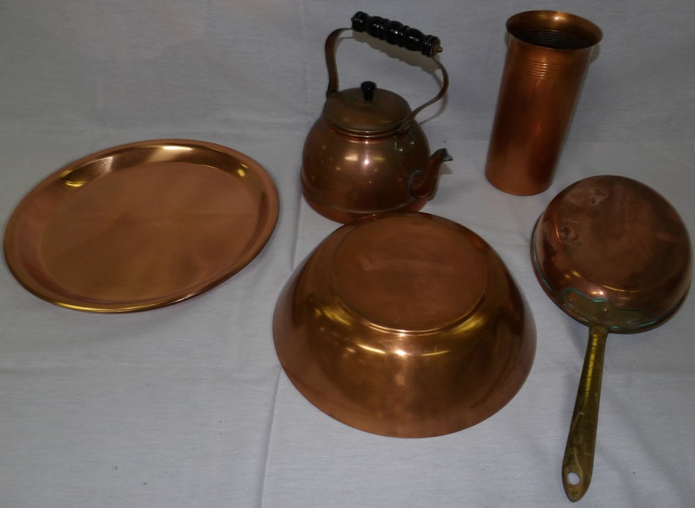 Lot Copper Items - 2