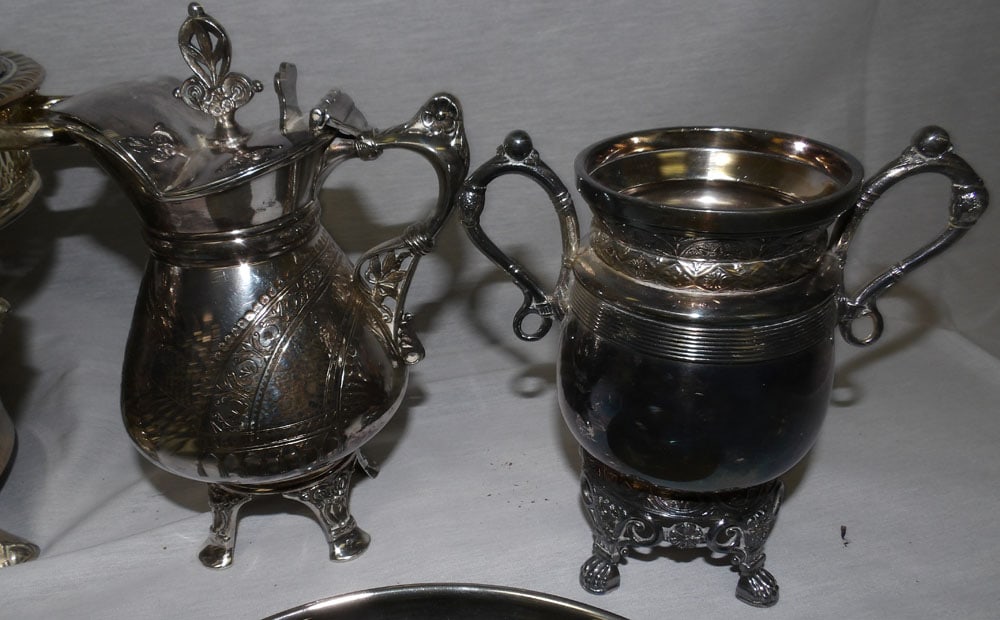 Lot Silver Plate Items - 2