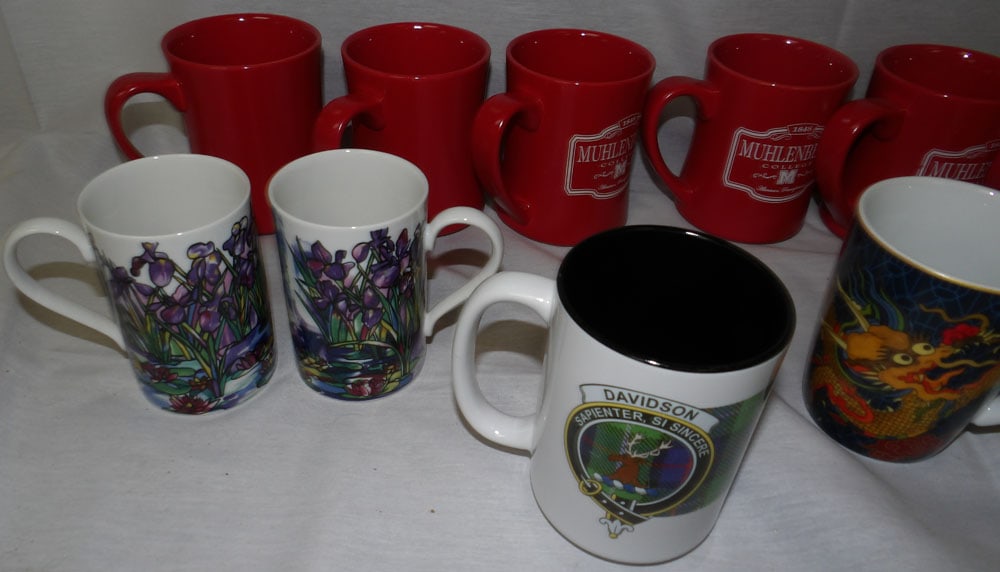 Lot Porcelain Cups - 2