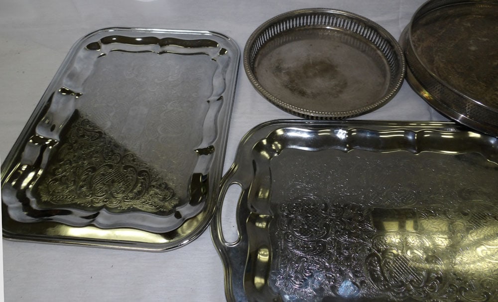 Lot Silver Plate Items - 2