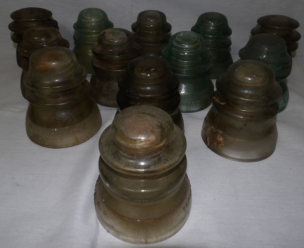 Lot Glass Insulators (1 of 5)