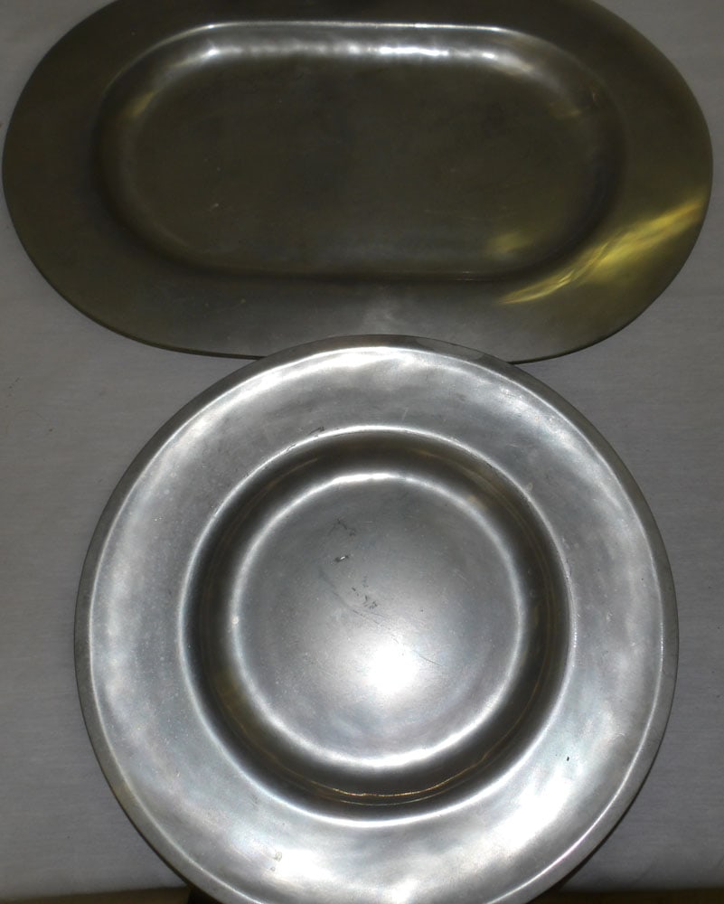 Lot Pewter Items - 3