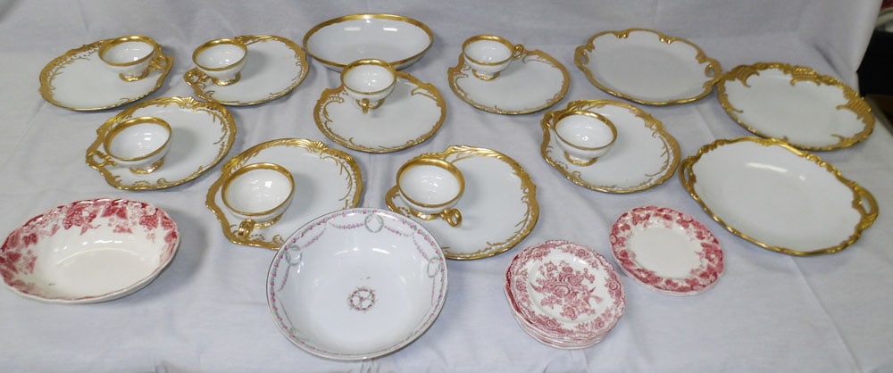 Lot Gold Rimmed China ( Cecile Lively ) (1 of 6)
