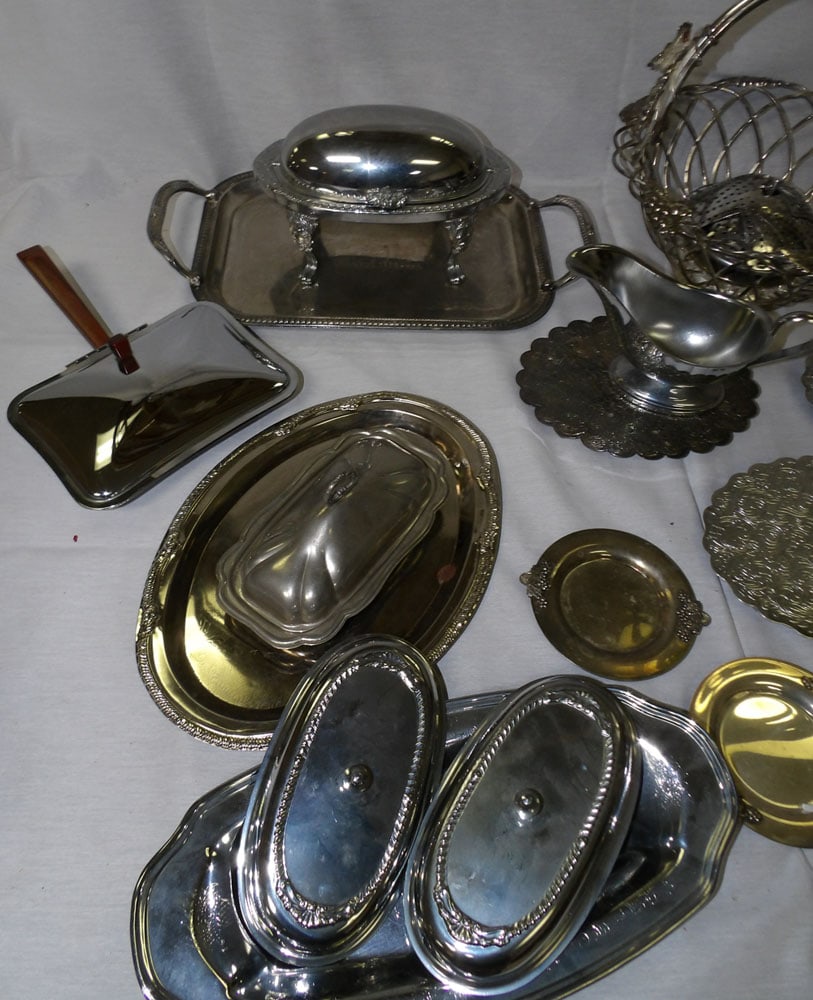 Lot Silver Plate Items - 2