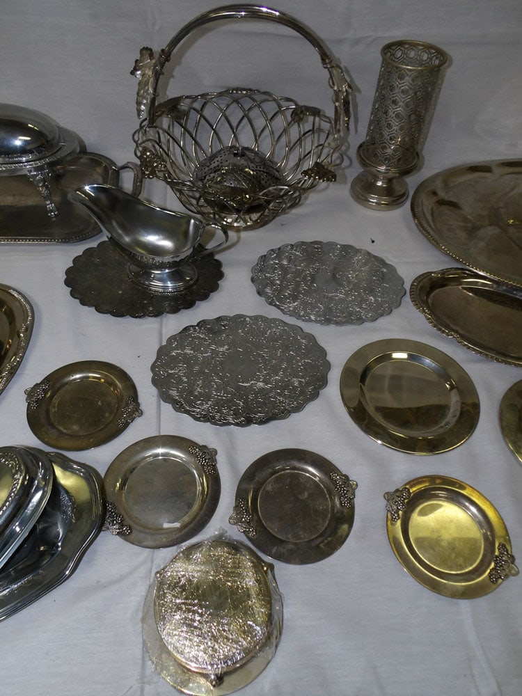 Lot Silver Plate Items - 3