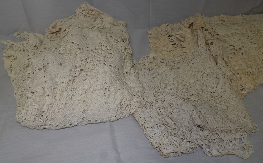 Lot Crotched Coverlets - 2
