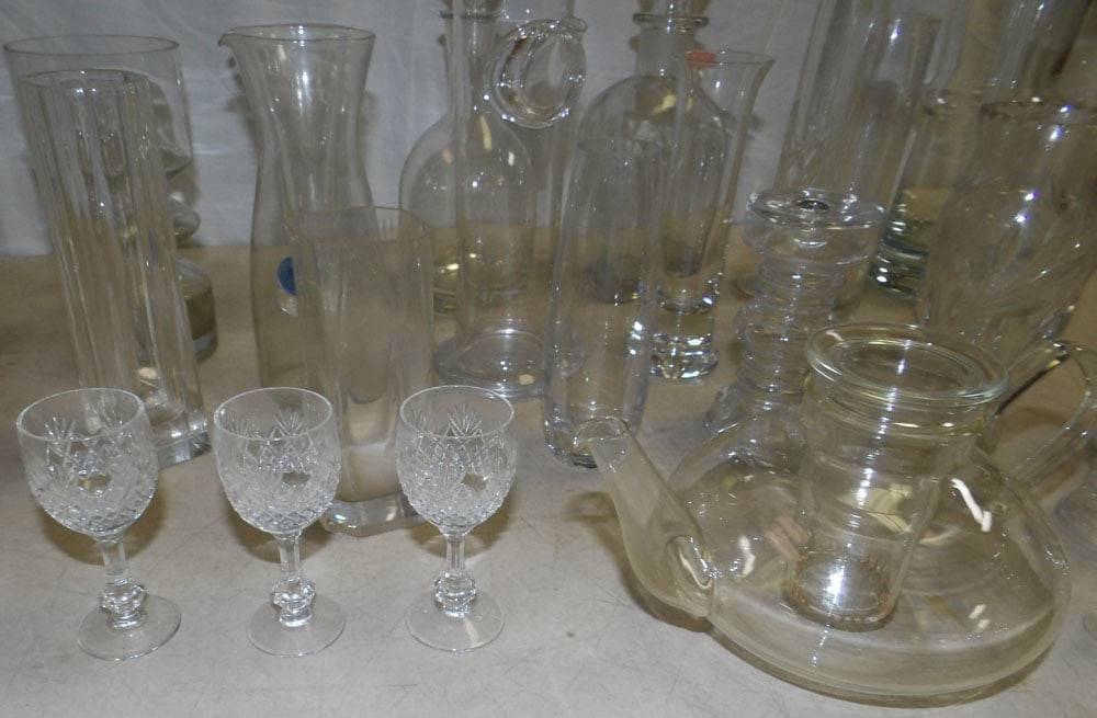 Lot Glass Items - 4