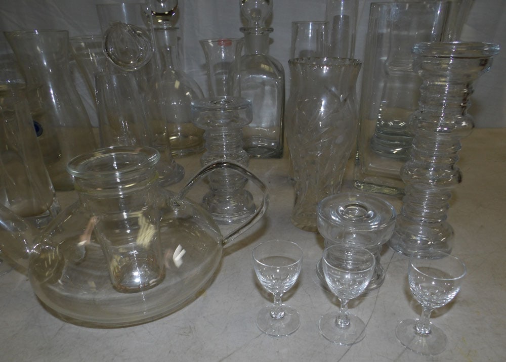 Lot Glass Items - 5
