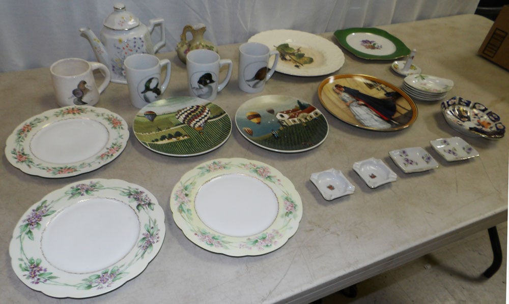 Lot Painted Porcelain Items - 2