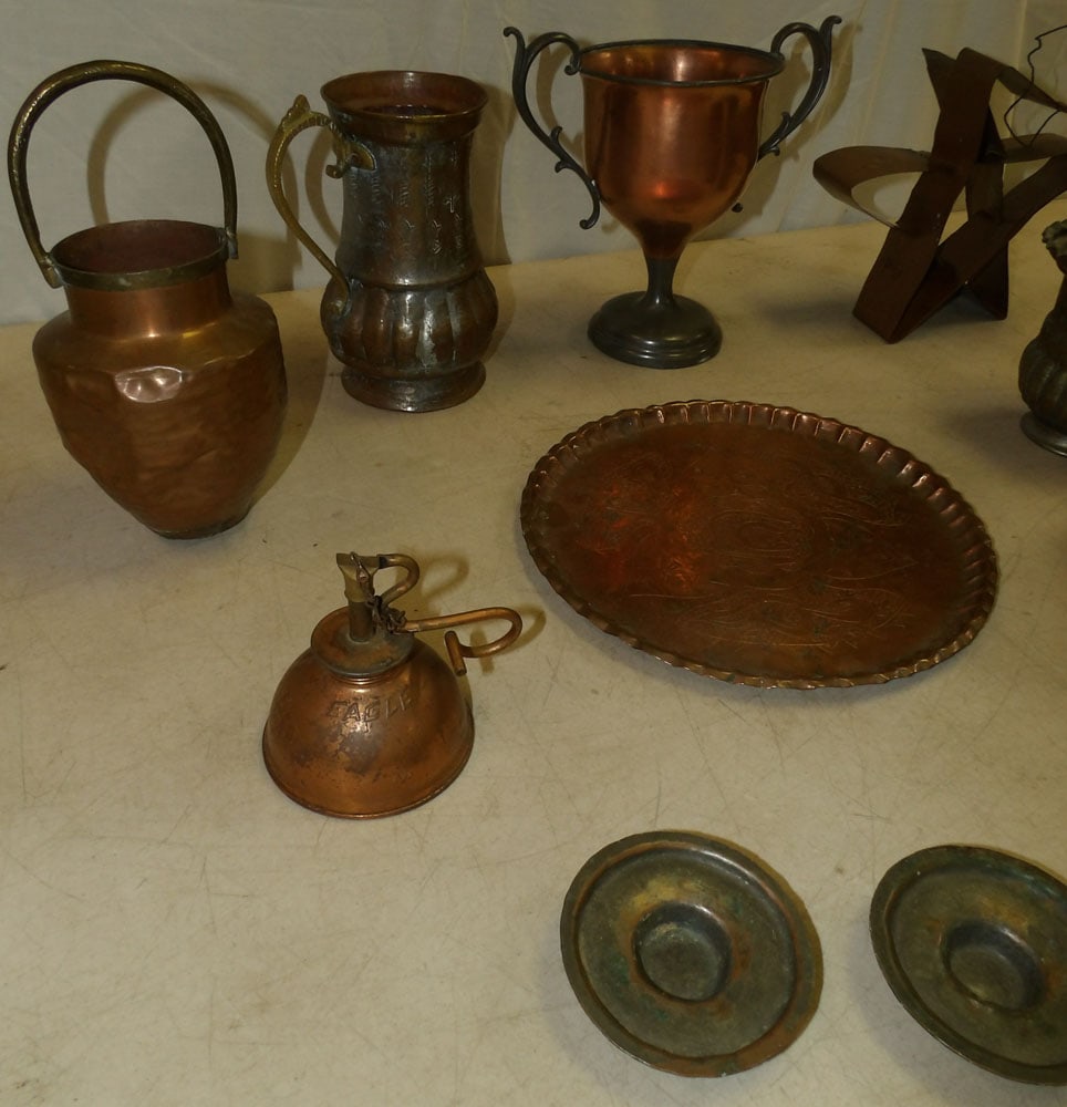 Lot Copper Items - 2