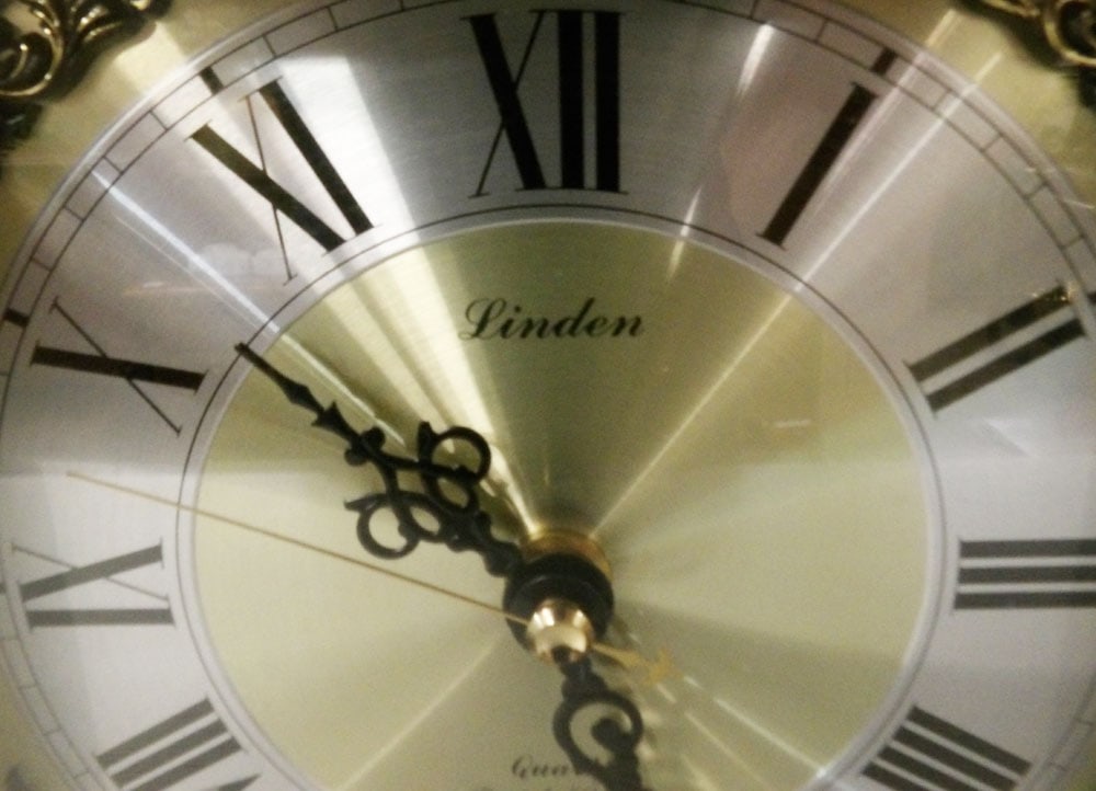 Walnut Shelf Clock - 2