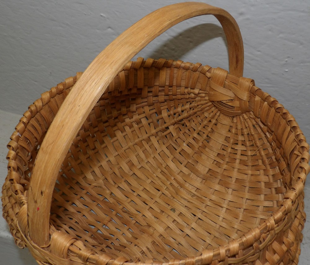 Large Hand Woven Buttocks Basket - 2