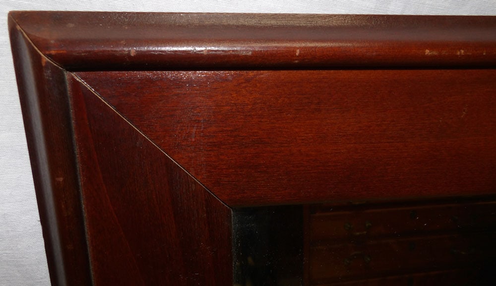 Mahogany Framed Mirror - 2