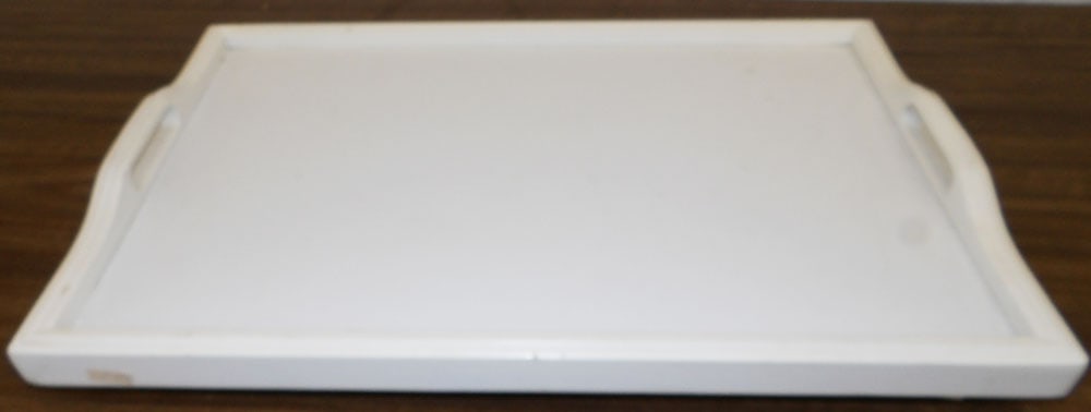 Painted Wood Serving Tray - 2