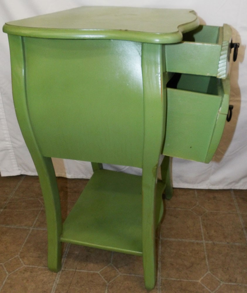 Painted Two Drawer Stand - 3