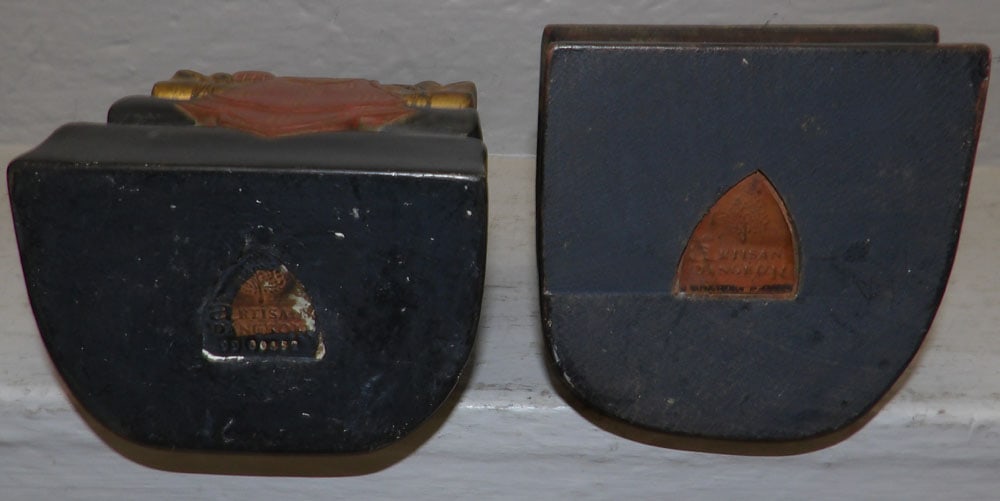 Two Oriental Ceramic Bookends - 4