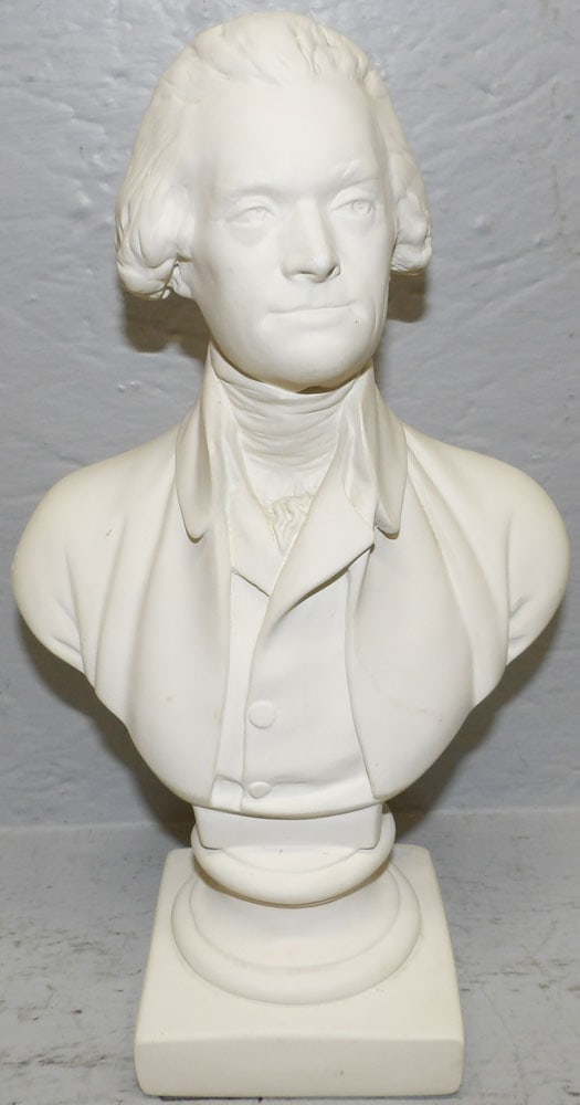 Ceramic Bust of Jefferson (1 of 6)