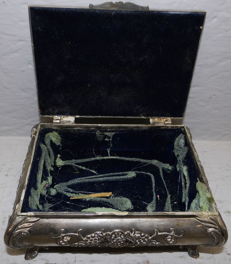 Silverplated Dresser Box - 3