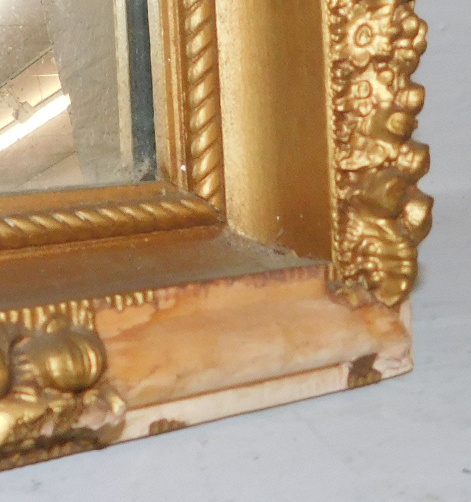 Antique Gilded Frame Mirror - 2