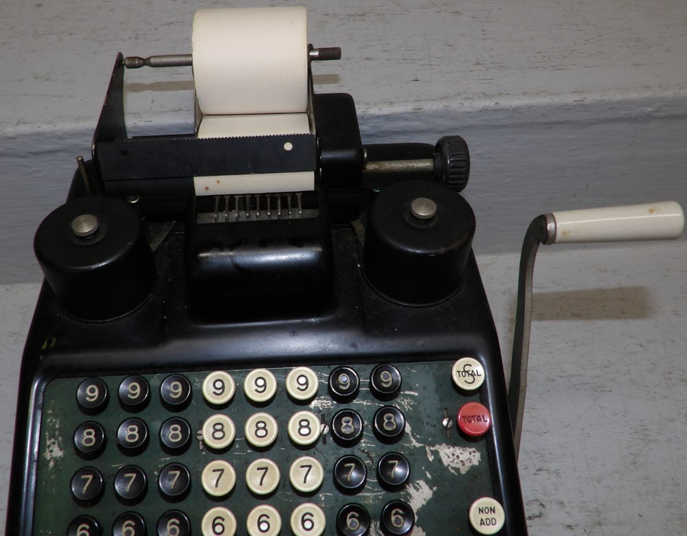 Vintage Adding Machine by Burroughs - 2