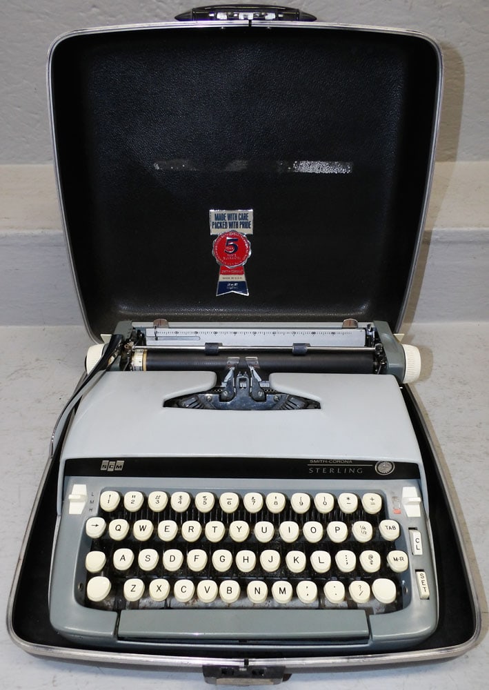 Vintage Smith Corona Sterling Typewriter in Case (1 of 7)