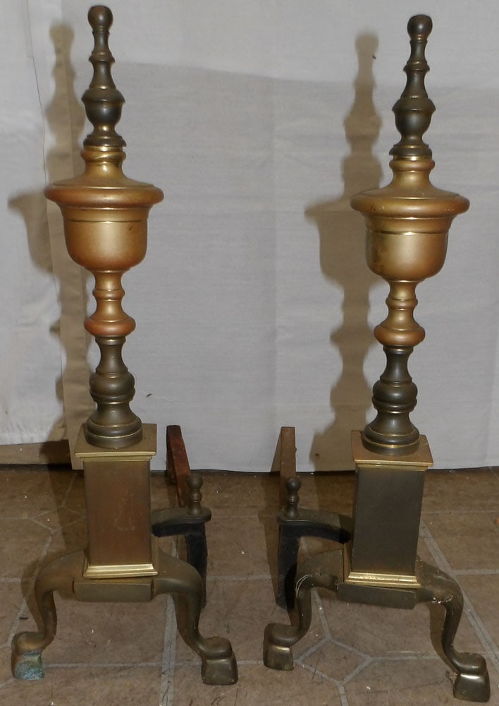 Pair of Brass Andirons (1 of 3)