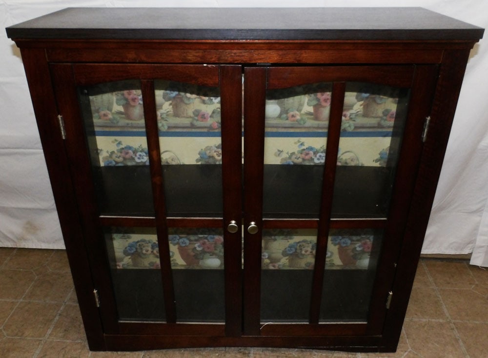 Modern Glass Door Cabinet (1 of 4)