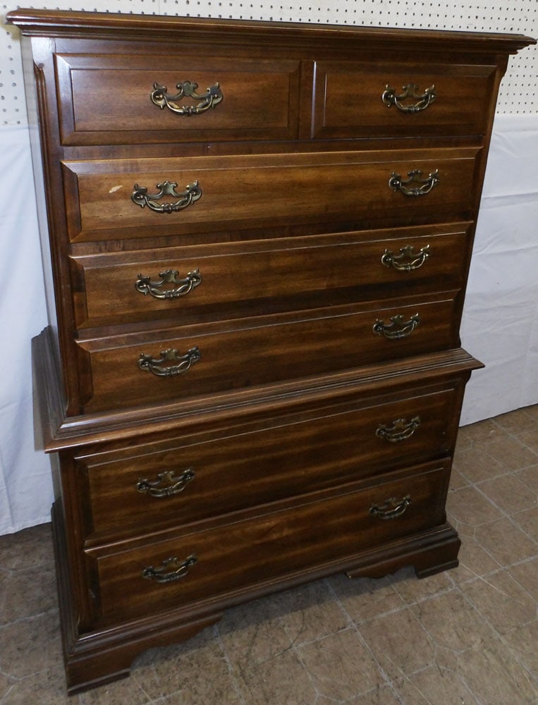 Cherry Six Drawer Chest (1 of 7)