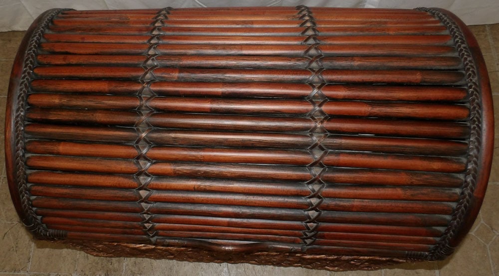 Rattan Dome Top Trunk - 2