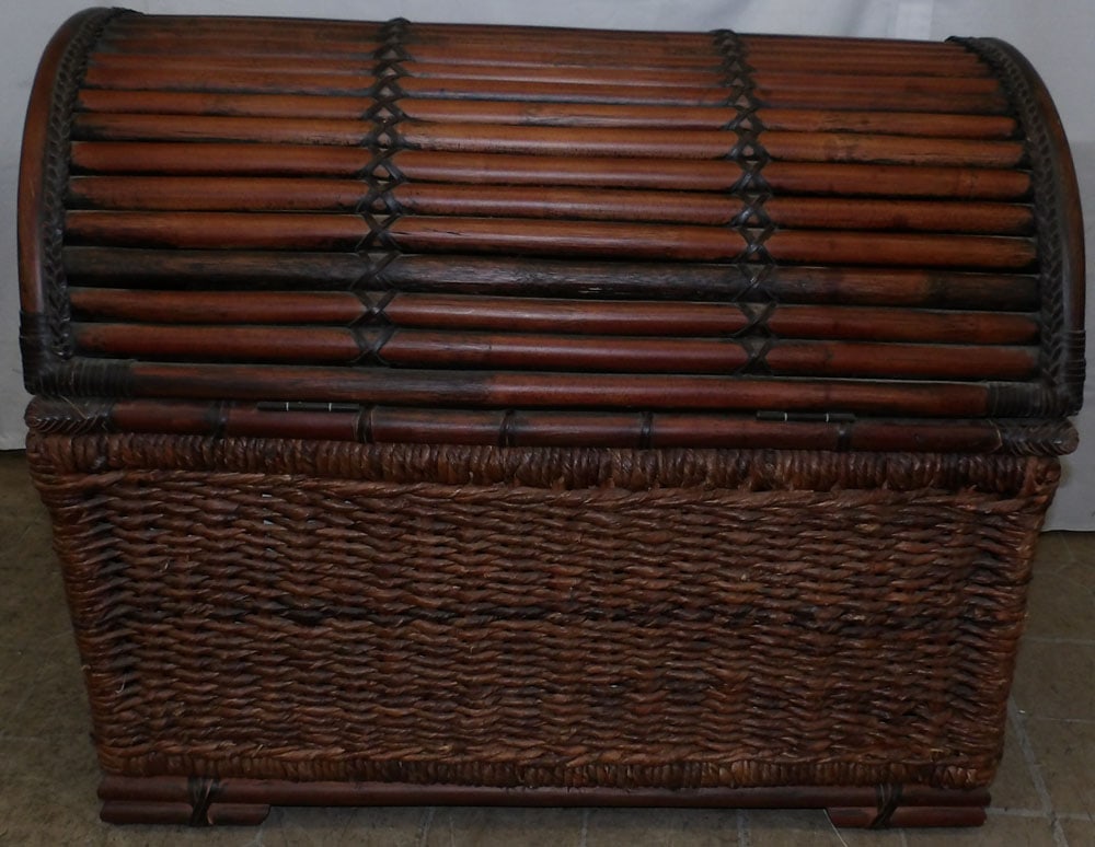 Rattan Dome Top Trunk - 5