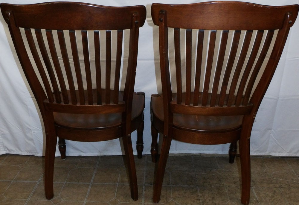 Pair Cherry Side Chairs - 4