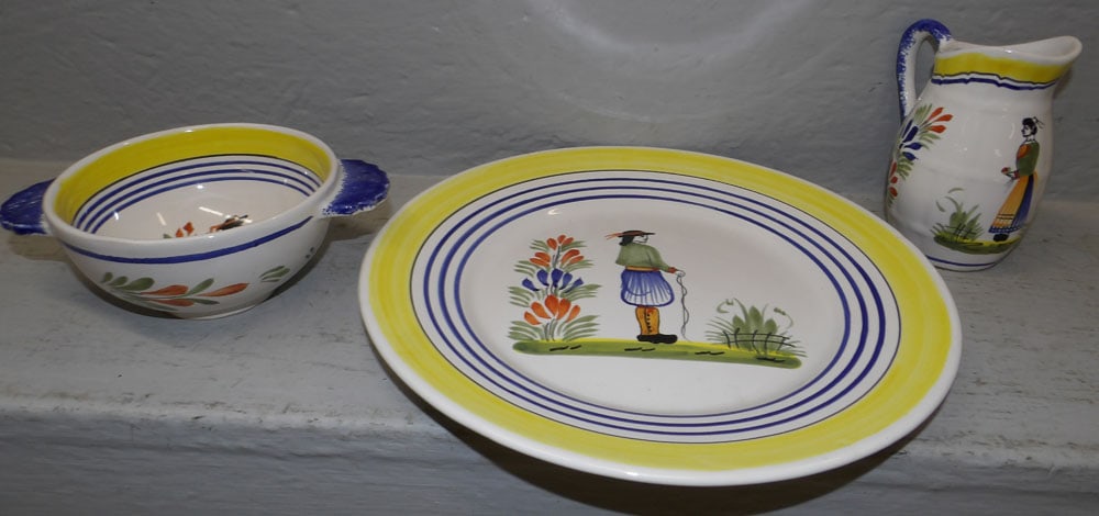 Three Quimper Porcelain Items - 2