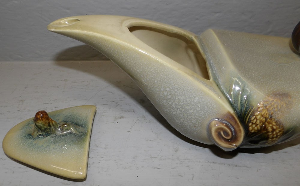 Pottery Handled Gravy Boat - 2